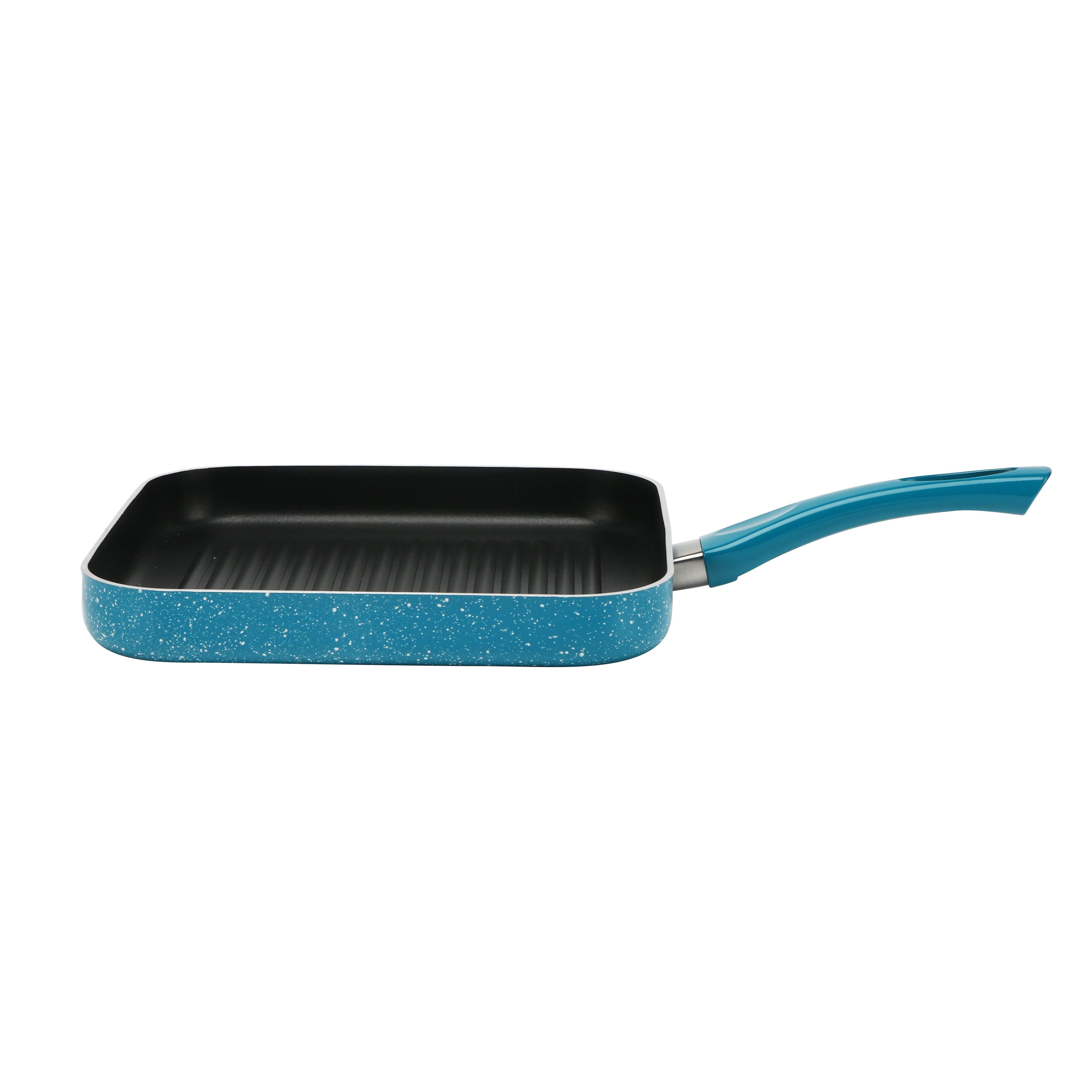 10pcs Aluminum Blue Granite Nonstick Puttu Maker Cookware Set