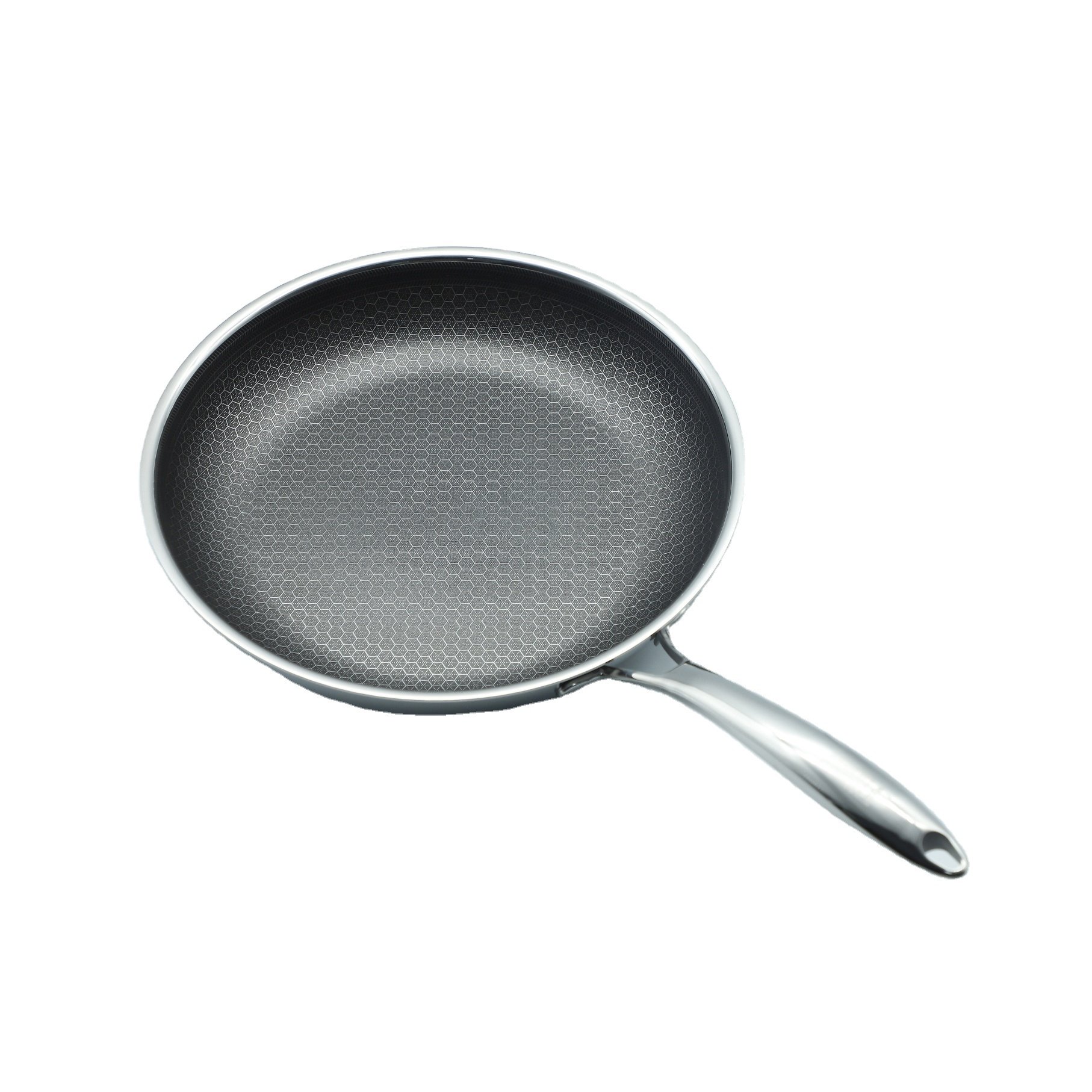 New Design Cookware Set Stainless Steel Non Stick Pans and Pot for Kitchen Eco-friendly Honeycomb Cooking Pots Sets