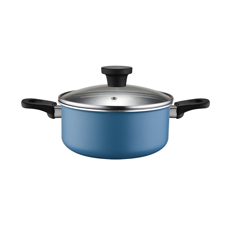 Cookware Sets 12 Pcs Blue Cooking Pot Kitchen Nonstick Frying Pan Cook Ware Set Non Stick Cookware