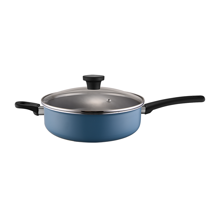 Cookware Sets 12 Pcs Blue Cooking Pot Kitchen Nonstick Frying Pan Cook Ware Set Non Stick Cookware