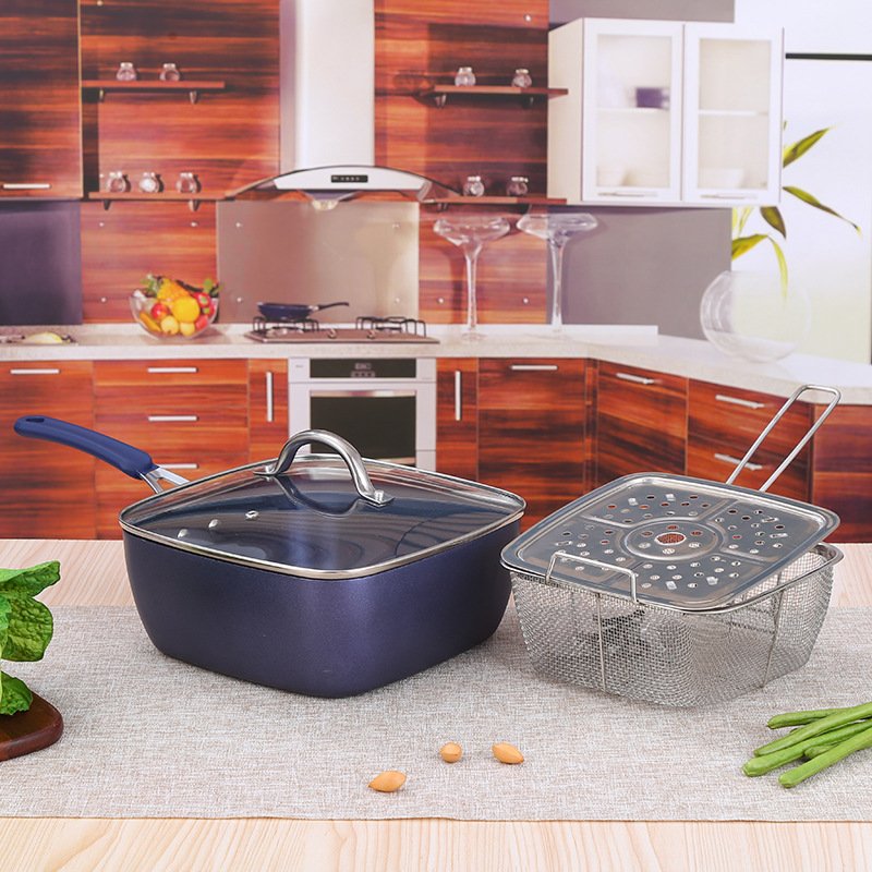 Custom Aluminum Cook Non Stick Pots Cookware Set Cooking