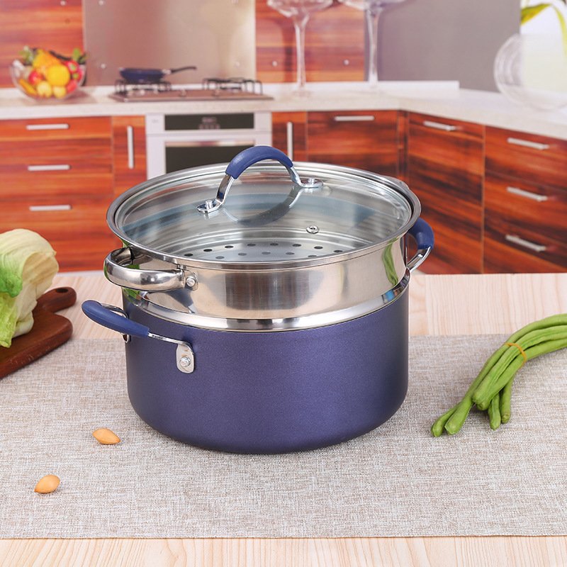 Custom Aluminum Cook Non Stick Pots Cookware Set Cooking