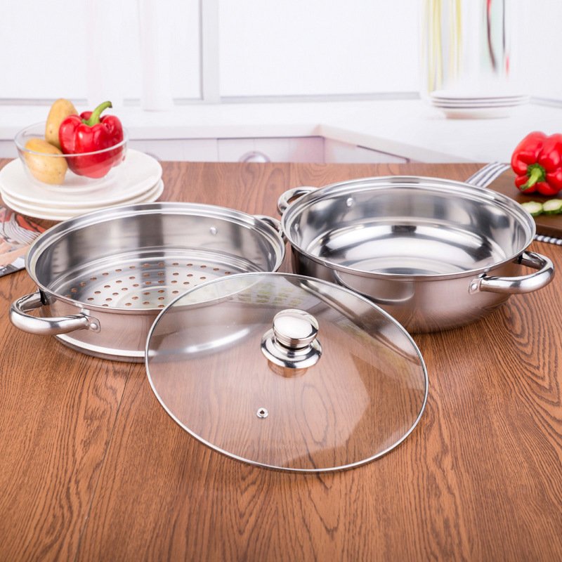 Kitchen High Quality Cookware Sets Stainless Steel Pots Cooking Pots 28CM