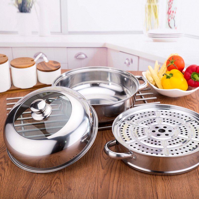 Kitchen High Quality Cookware Sets Stainless Steel Pots Cooking Pots 28CM