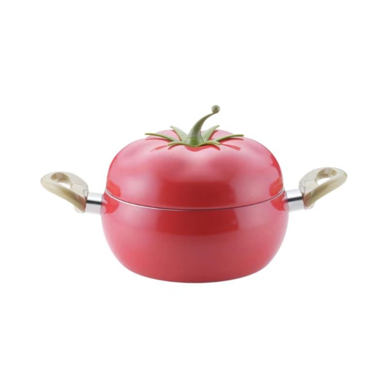 Home Party Die Casting Soup pot 20cm fruit shape with double ear Lids Cookware Sets Pot Set Cookware Set Cooking