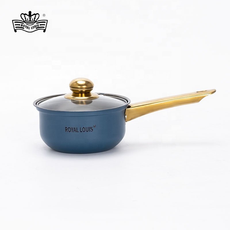 ROYAL LOUIS Gift 12Pcs Hot Selling Cooking Pot Set Multicolor Spray Painting Stainless Steel Cookware Sets Stock Pot Kitchenware