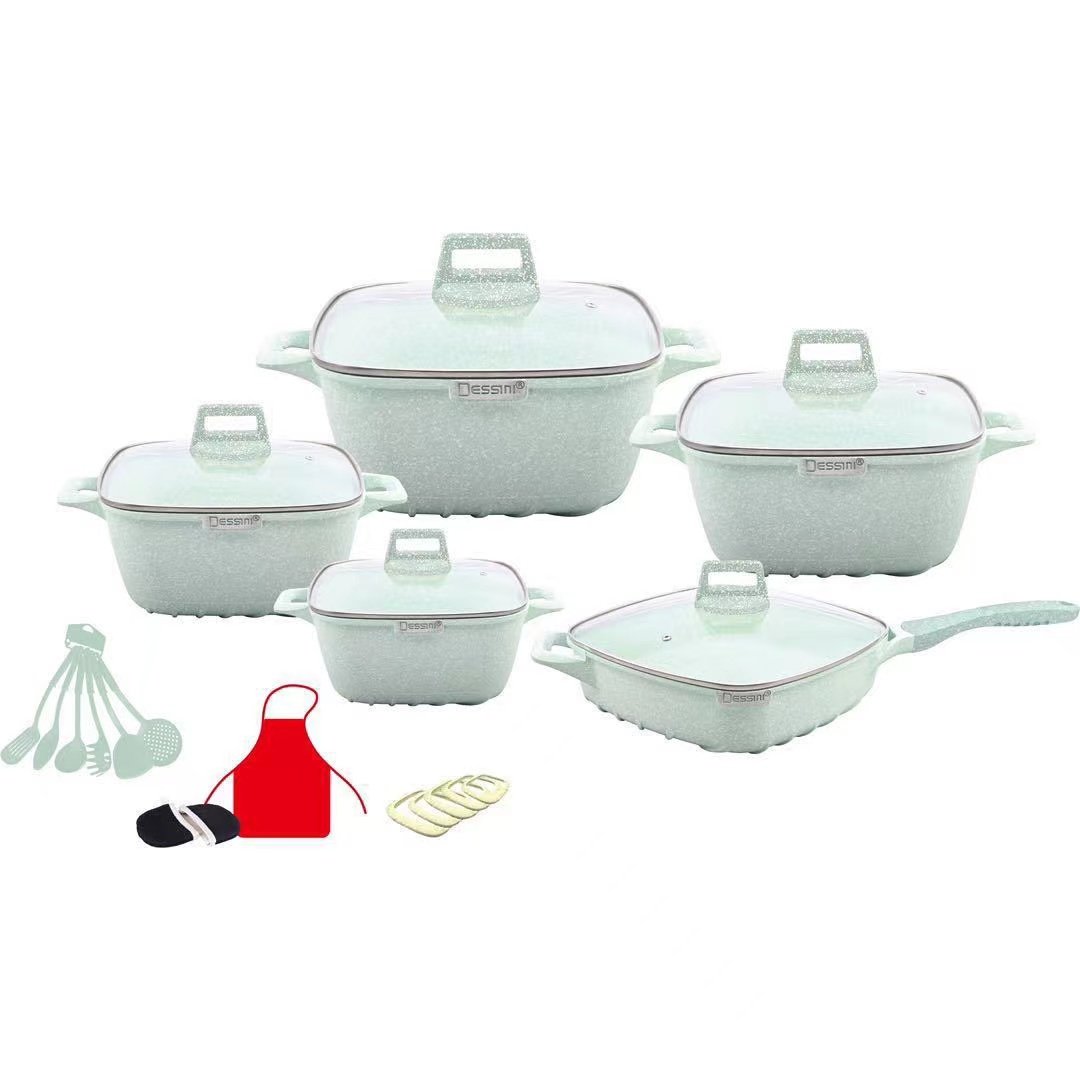 Home Kitchenware 25pcs Cookware Set Cartoon Multifunction Cooking Pot Sets