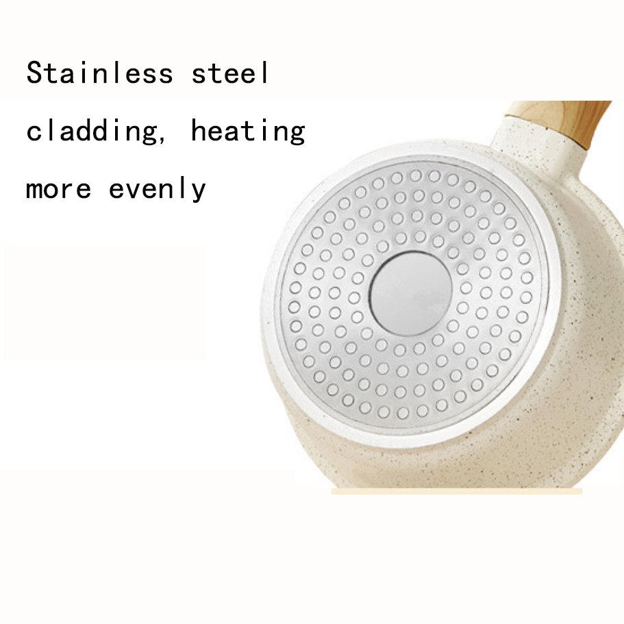 White Aluminium Cooking Non-stick Pots and Pans Sets Kitchen Non Stick Aluminum Cookware Set of Camping Cookware Sets