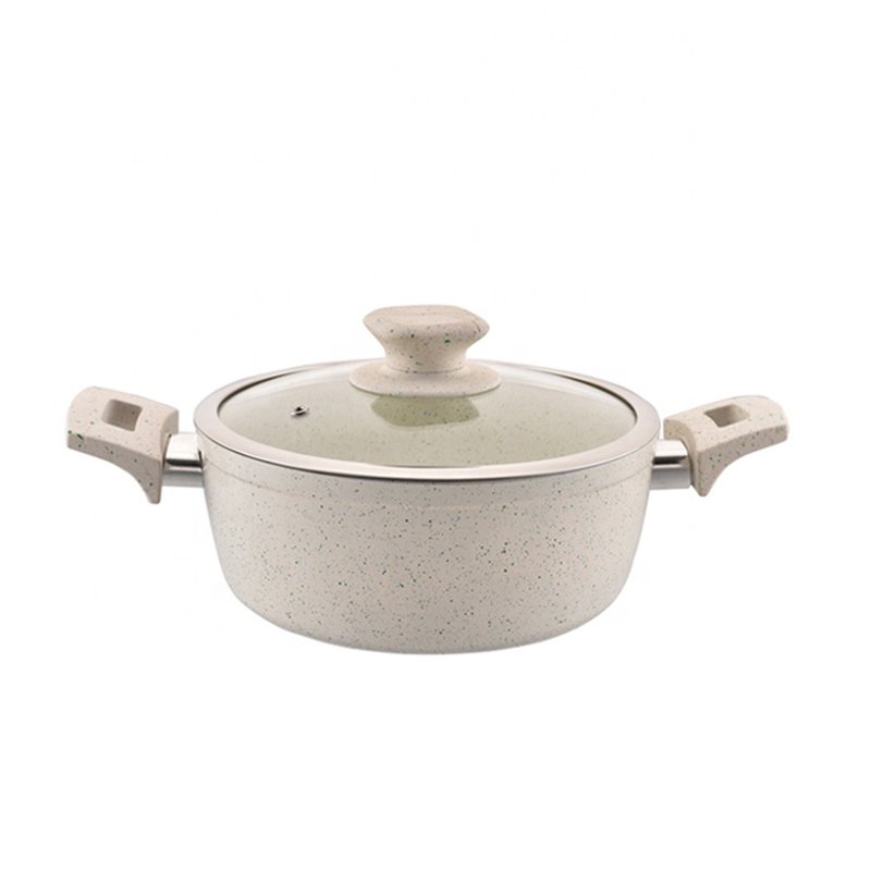 Granite nonstick coating cookware set forged aluminum cooking pot set with customized service