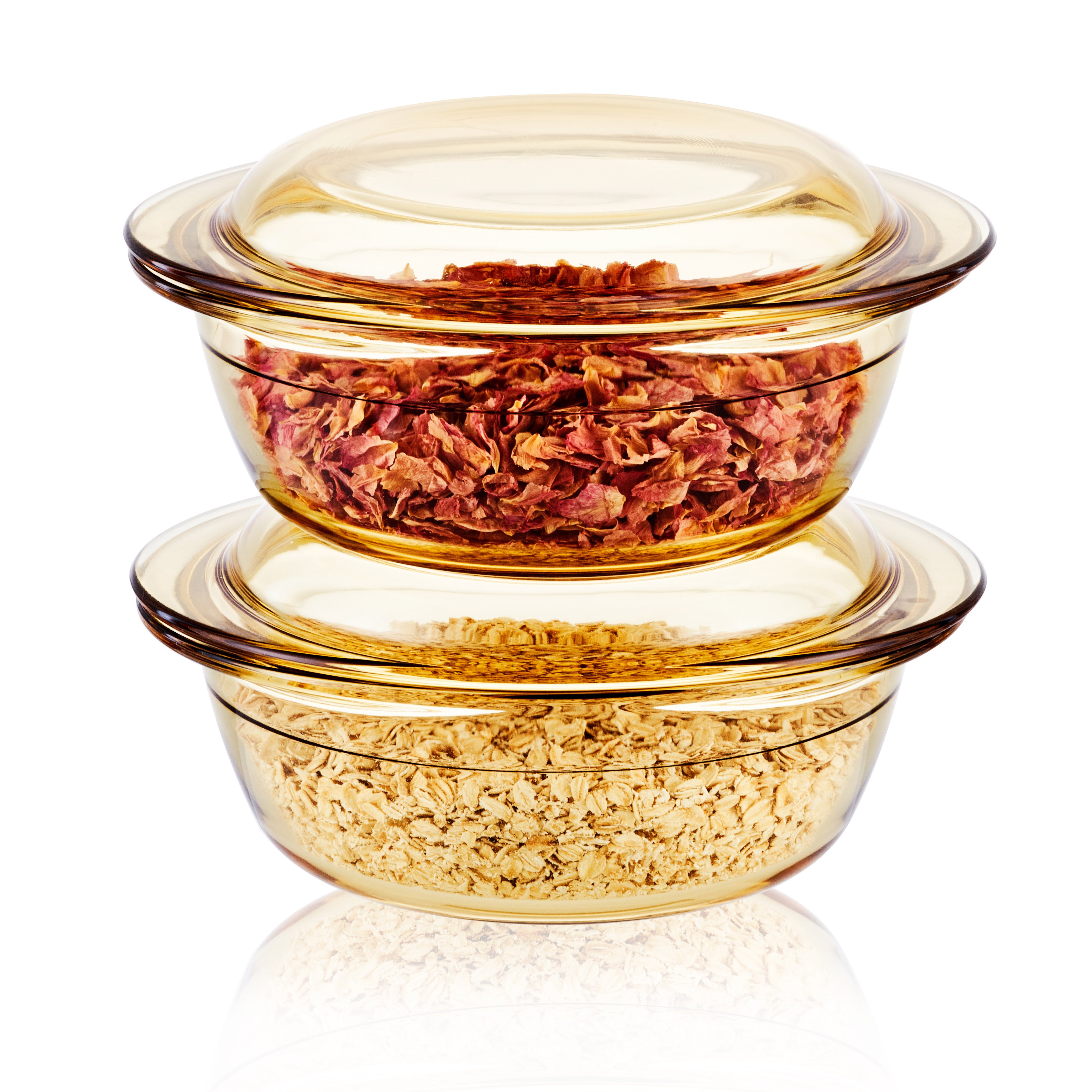 Linuo whole sale Casserole Dishes With Lids For Kitchen glass cookware set
