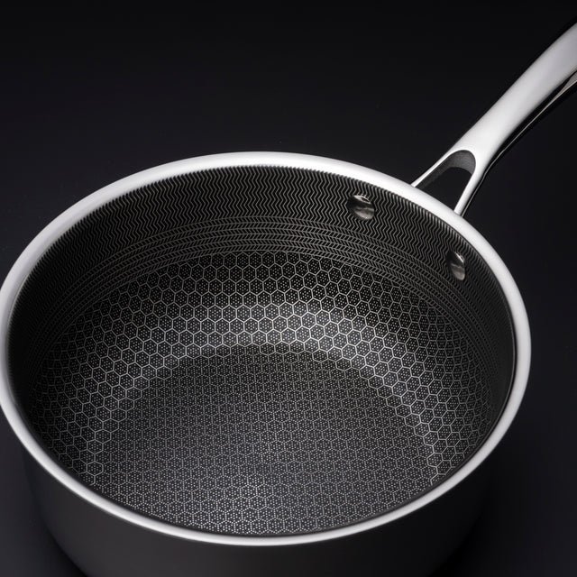 13 pc HexClad Hybrid Stainless Steel Wok Cookware Set w/ Lids Wholesale Pan Honeycomb Nonstick Coating Fry Pan
