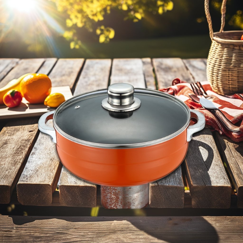 Heavy Gauge Eco-Friendly Aluminum Non-Stick Cookware Set Metal Pots