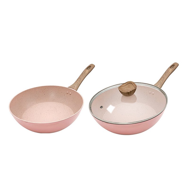 OEM Style Forged Kitchen Cooking Pot Aluminum Pots Grey Cookware Set wholesale with glass lid