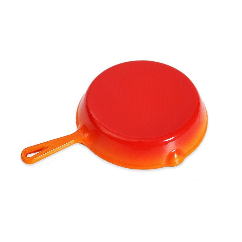 High Quality Cast Iron Enamel Cooking Cookware Kitchen Frying Pan Skillet Set