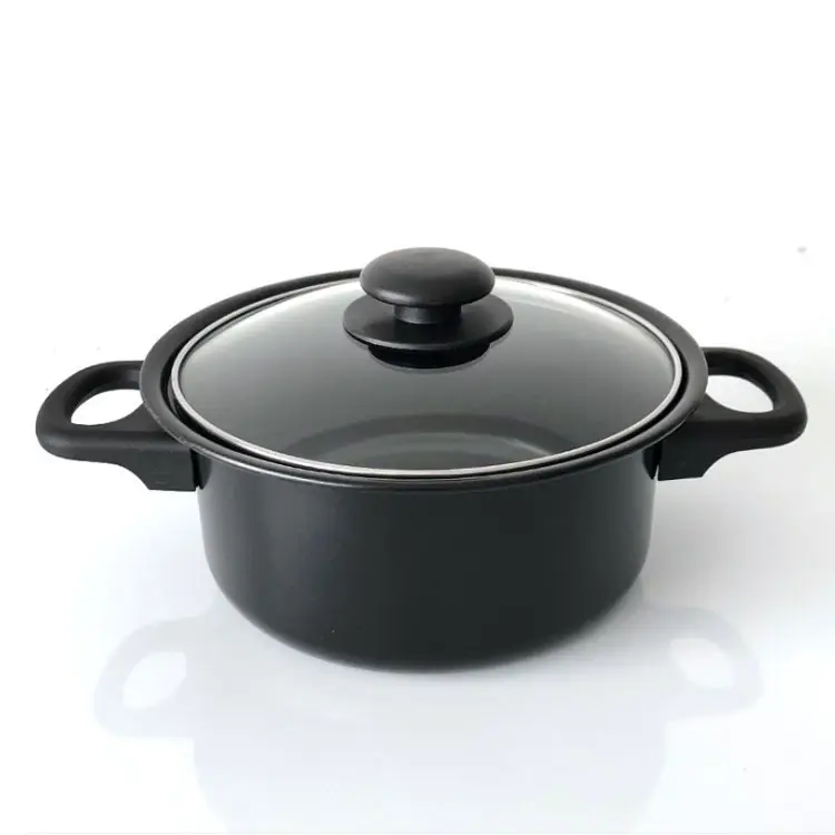 wholesale 13 Pieces camping saucepan pots and pans kitchen ware non stick cast iron cookware set with lid