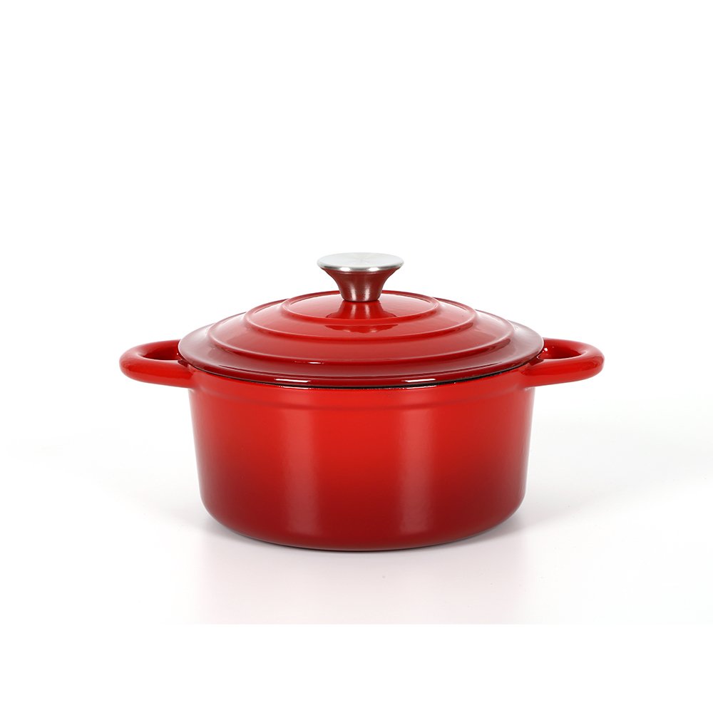 KALA Non stick Cast Iron Enamel Cooking Pots Casserole Enamel Coating Kitchen Cookware Dutch Oven Set