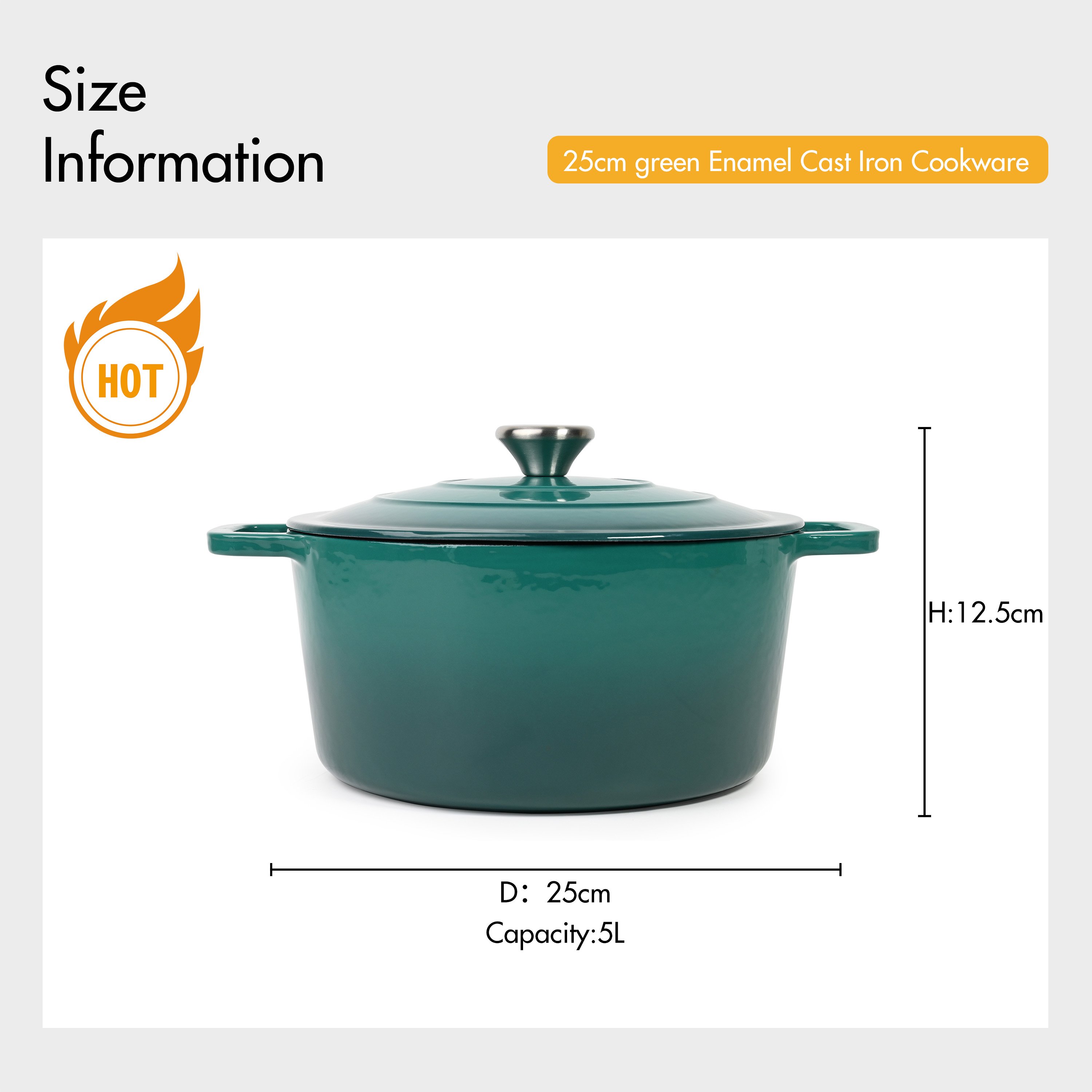 Raylon 30% OFF Wholesale Non Toxic Premium Enameled Cast Iron Cookware Set Enamel Yellow Coating Non Stick Dutch Oven Pot