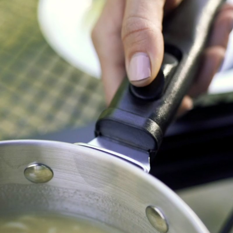 Stainless Steel Camping Cookware Set Convenient Detachable Handle Soup Pot Pan Outdoor cookware