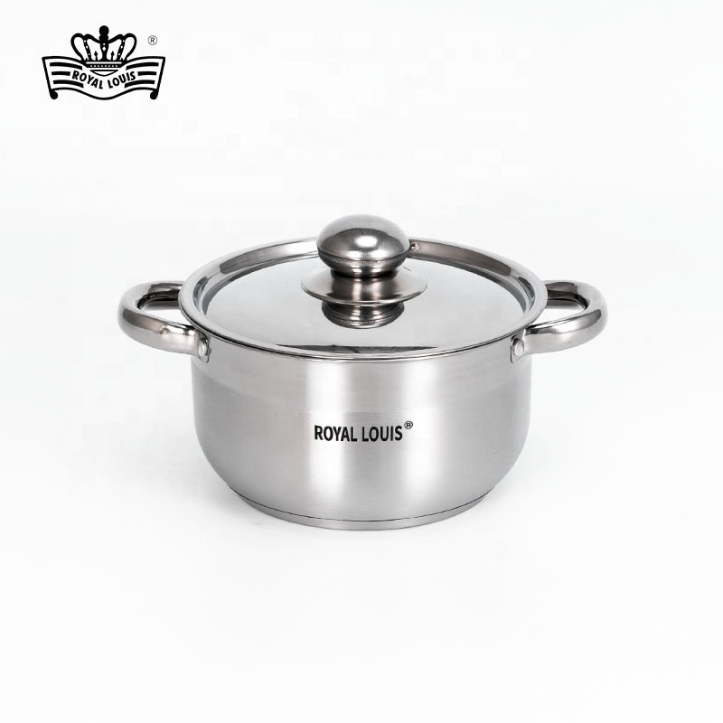 Africa wholesale 8PCS Stainless Steel Pot Cookware Set Household Soup Pot Cookware Hot Selling kitchenware