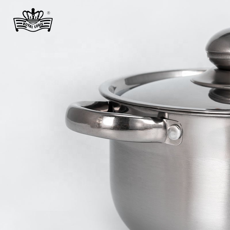 Africa wholesale 8PCS Stainless Steel Pot Cookware Set Household Soup Pot Cookware Hot Selling kitchenware