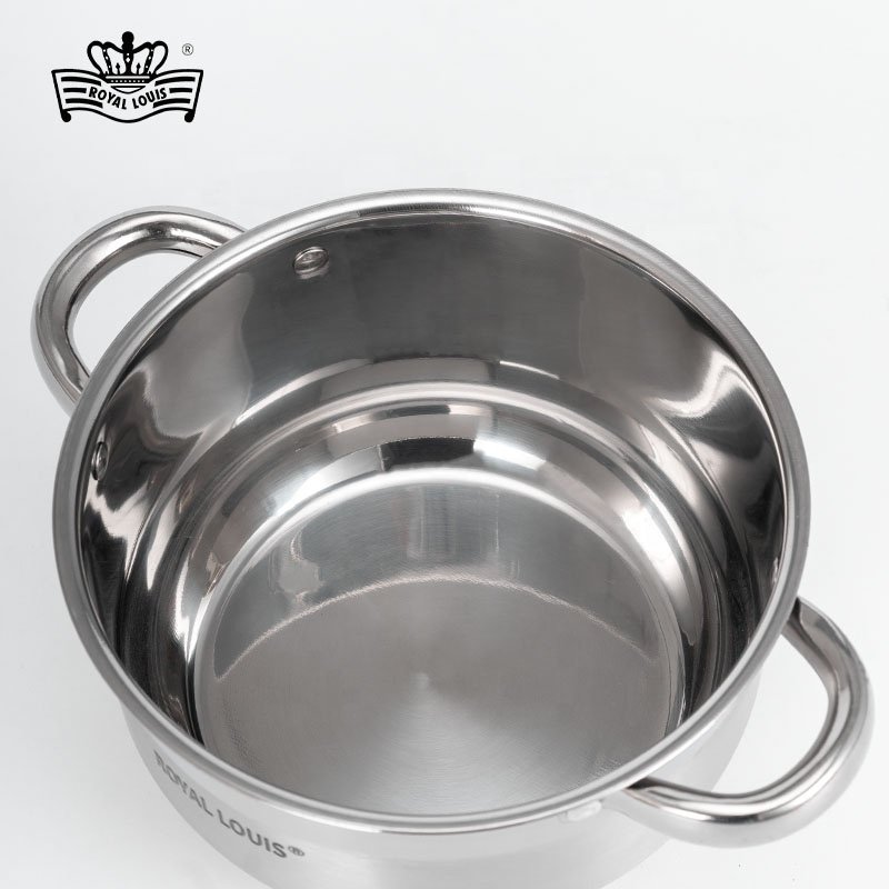 Africa wholesale 8PCS Stainless Steel Pot Cookware Set Household Soup Pot Cookware Hot Selling kitchenware