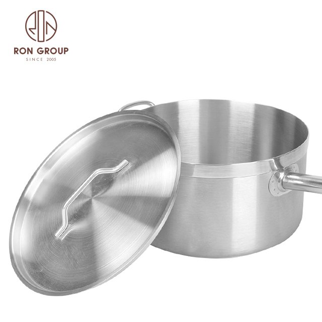 In Stock Portable Banquet Wedding Restaurant Hotel Kitchenware Stainless Steel Nonstick Cooking Pots and Pans Cookware Sets