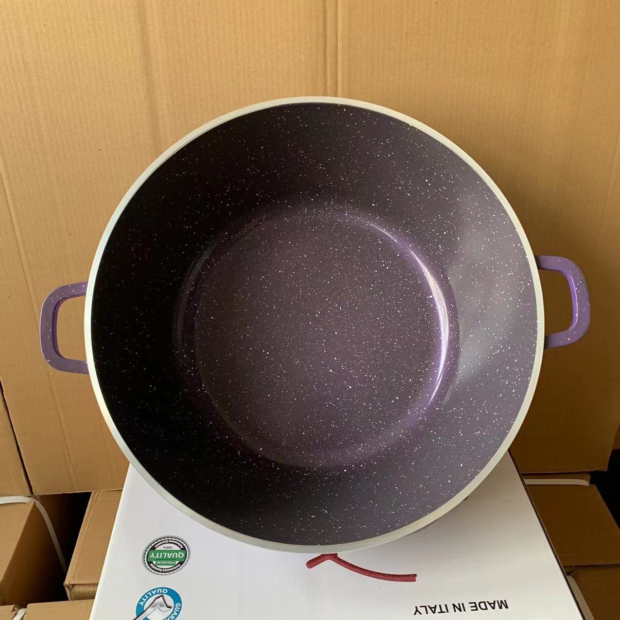 Hot Selling Deluxe Aluminum Pots with Stainless Steel Lid Cookware-Set Casserole 40cm Big Pot Pot Set Cookware Set Cooking