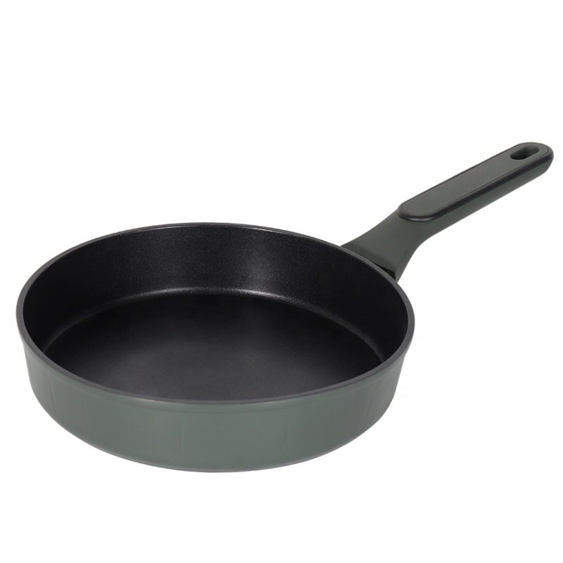 High Quality Home Cooking Full Induction Bottom Marble Coating Forged Aluminium Cookware Set
