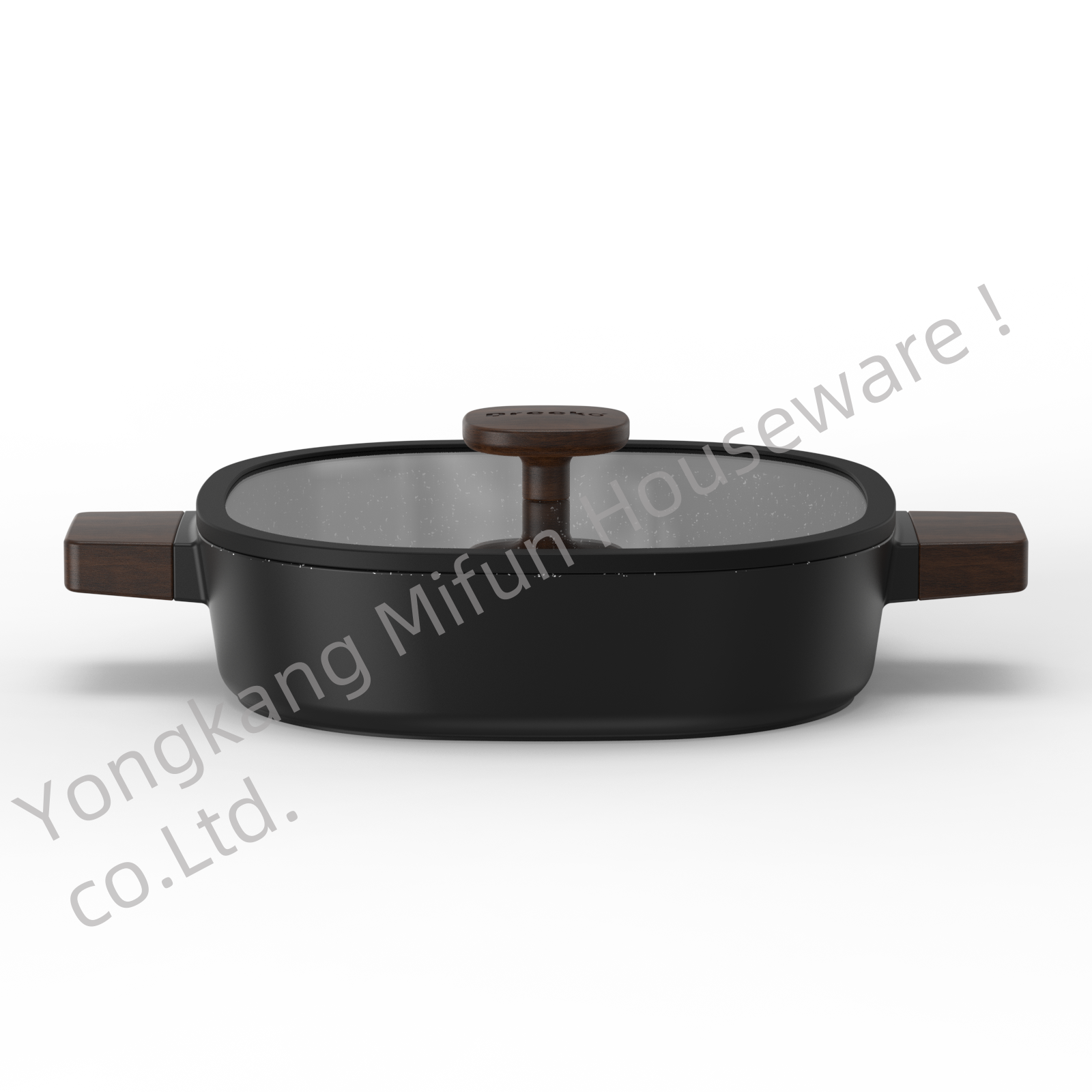 High Quality Multiple colors Housewares Cookware Sets With Nonstick Coating with Glass lid