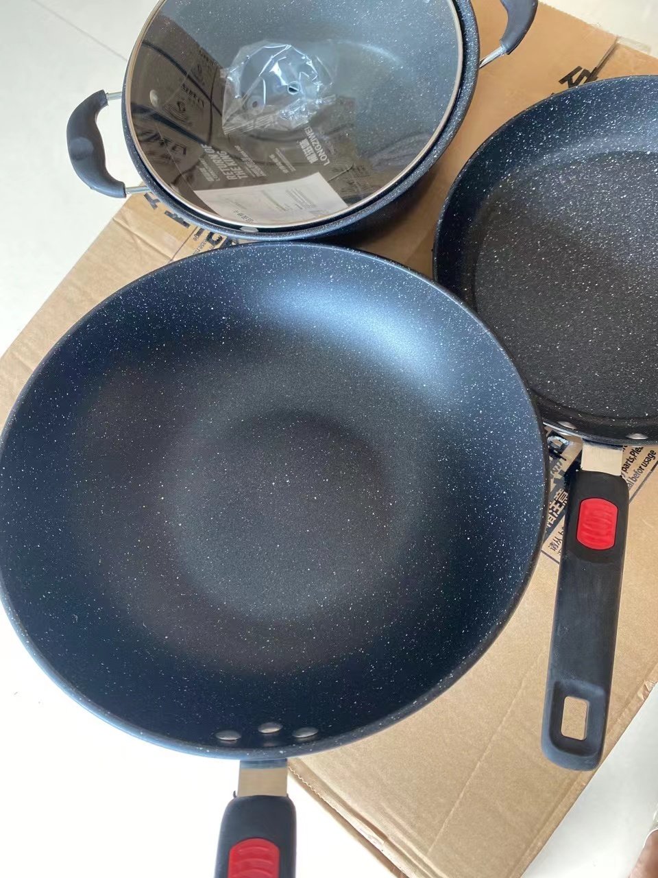Good Price New Product Pans Pots Cookware Sets Cast Iron Non Stick Cookware Set Non Stick Aluminium Cookware Set