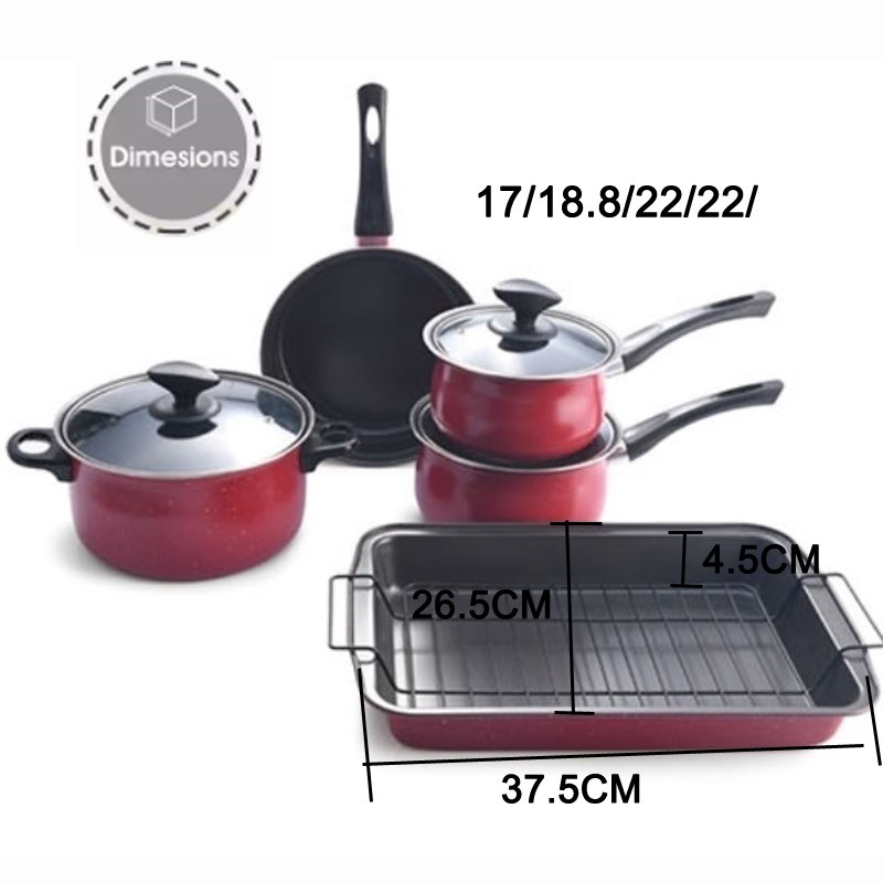 New Stretched Pot Popper Color Ceramic Non Stick Cookware Set Pot Customized 10 Pieces Copper non-stick Cookware Pans Pots Set