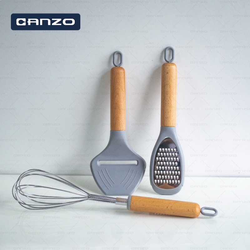 Wholesale Multifunction Kitchen Tools Gadgets Set Custom Plastic Kitchen Gadgets Set With Wooden Handle