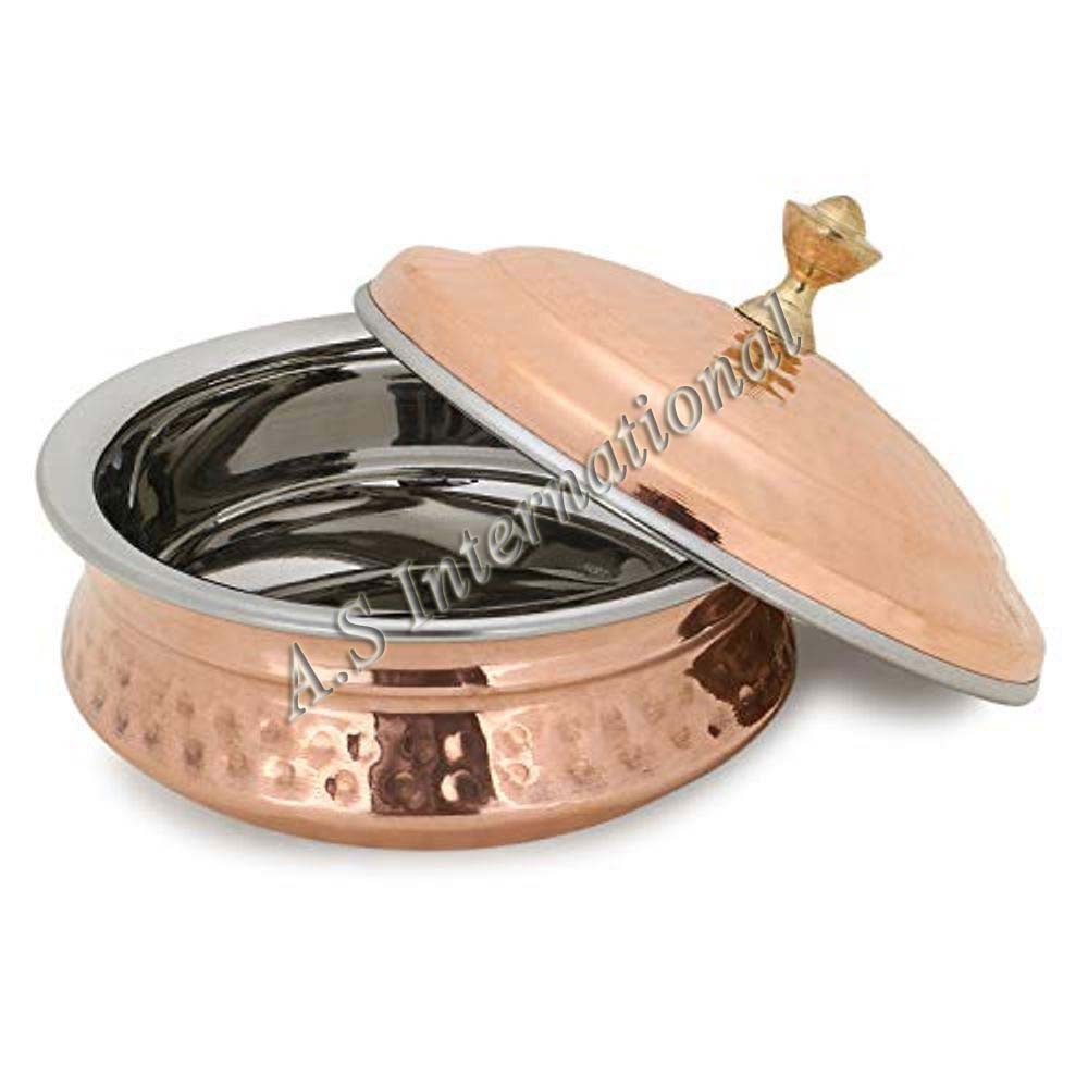 Hottest Selling Copper Cookware Set Kitchen Fry Pan Set Handmade For Serving Food Unique Design Copper Cooking Set Best Quality
