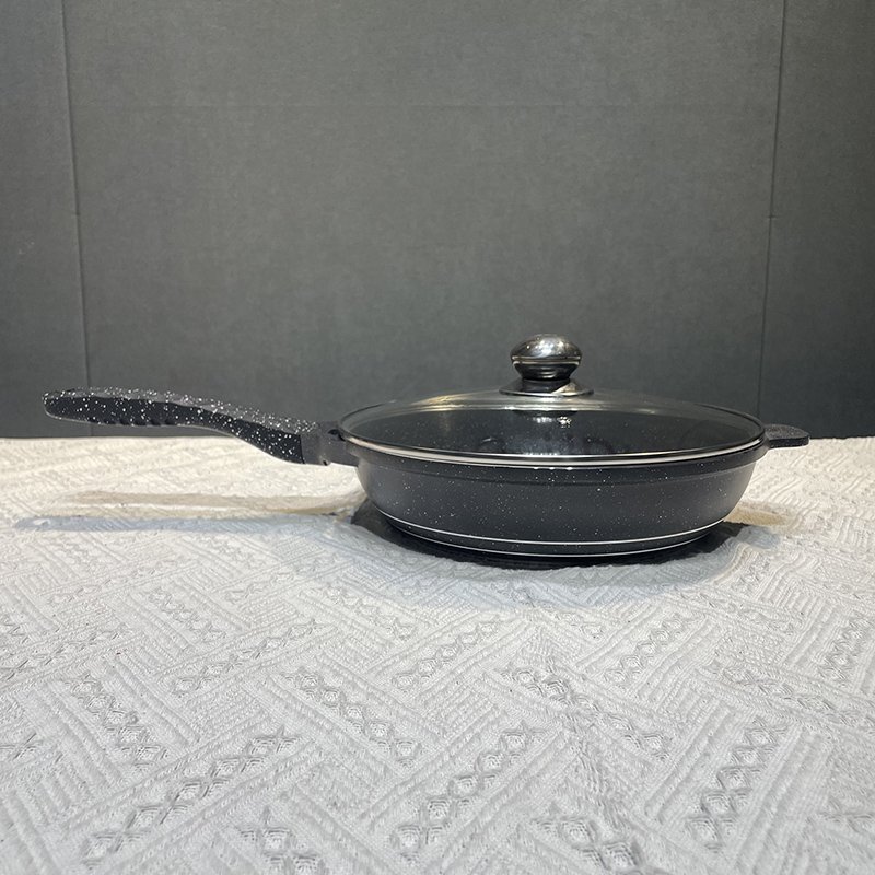 12pcs Granite Cookware Set Non-stick Frying Pan Die Cast Aluminum Marble Cookware Set