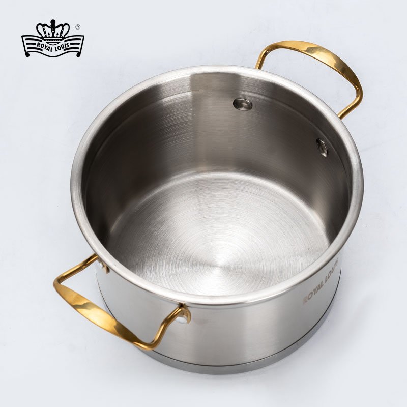 Royal Louis Multi-size combination 6pcs cooking pots sets 6pcs Induction cookware Stainless Steel Cookware set Soup Pots
