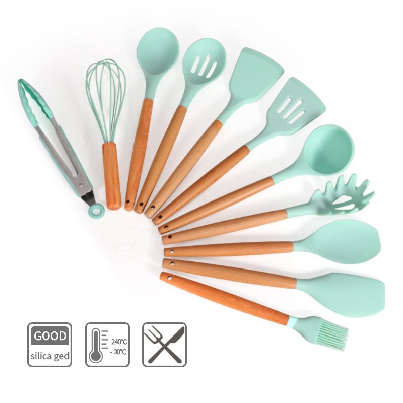 Professional Manufacture Kitchen Tools Silicone Kitchen Accessories Cooking Utensils Set Customized Logo Sustainable 3000pcs