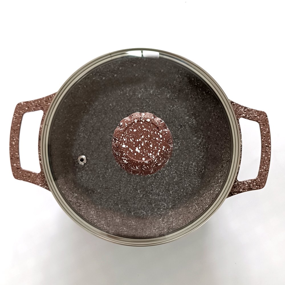 OEM 10 Pieces Set Of Medical Stone Household Soup Pot Set Non stick Cookware Set Can Be Customized Cookware