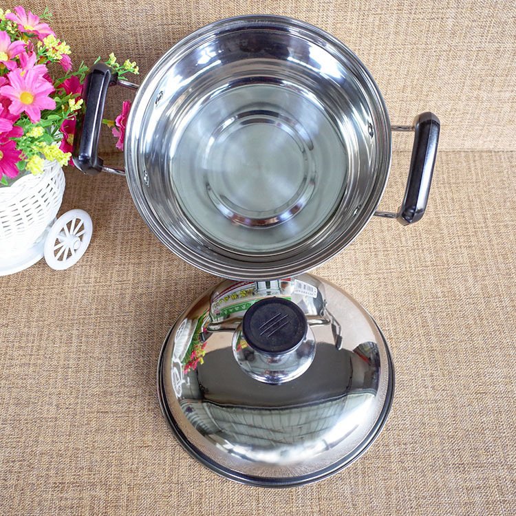 Kitchen Stainless Steel Cookware Set 10PCS Stainless Steel Cooking Pot Soup Pot Set with Lids