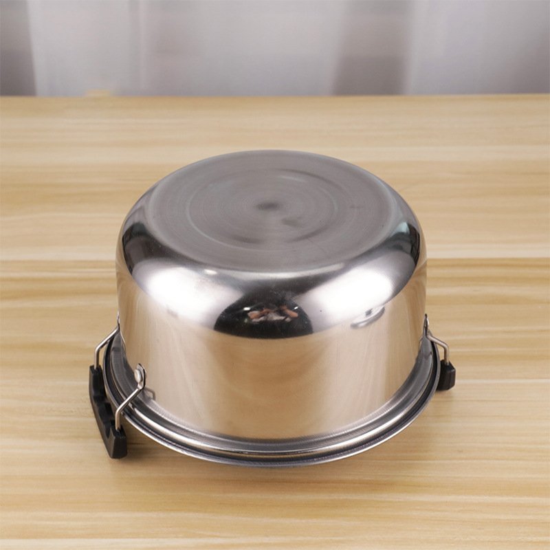 Kitchen Stainless Steel Cookware Set 10PCS Stainless Steel Cooking Pot Soup Pot Set with Lids