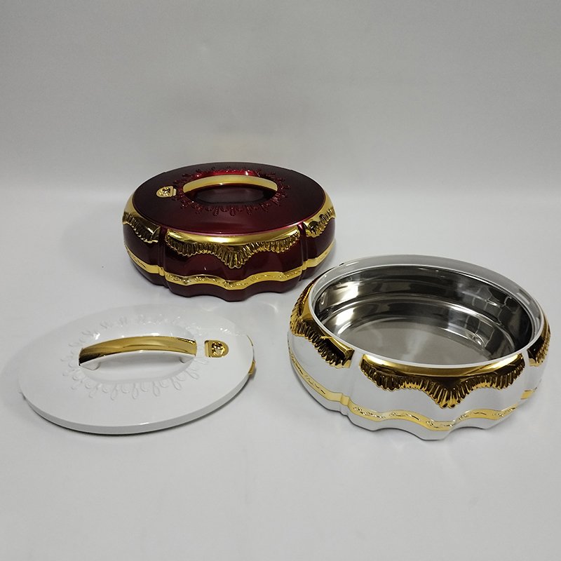 Hot Die Cast Iron Insulated Food Warmer Kitchen Cookware Set Enamel Casserole Cooking Pot Pan