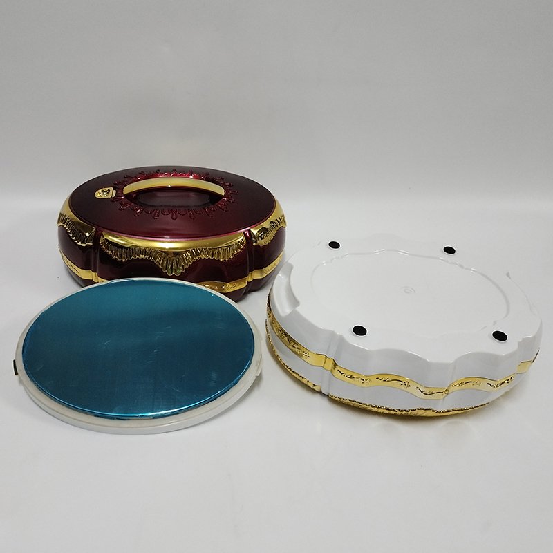 Hot Die Cast Iron Insulated Food Warmer Kitchen Cookware Set Enamel Casserole Cooking Pot Pan