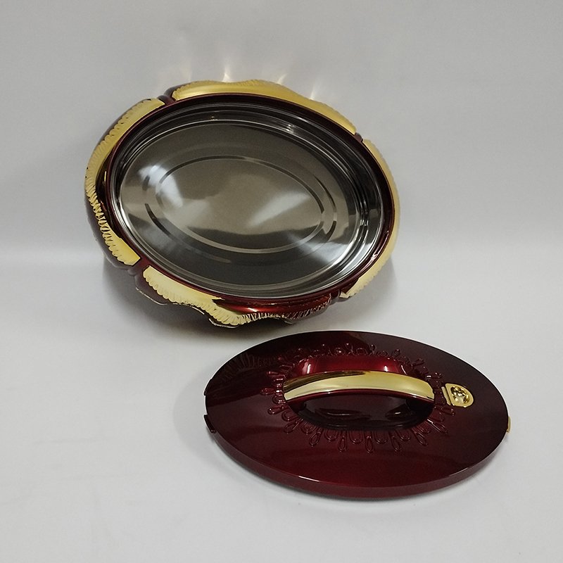 Hot Die Cast Iron Insulated Food Warmer Kitchen Cookware Set Enamel Casserole Cooking Pot Pan