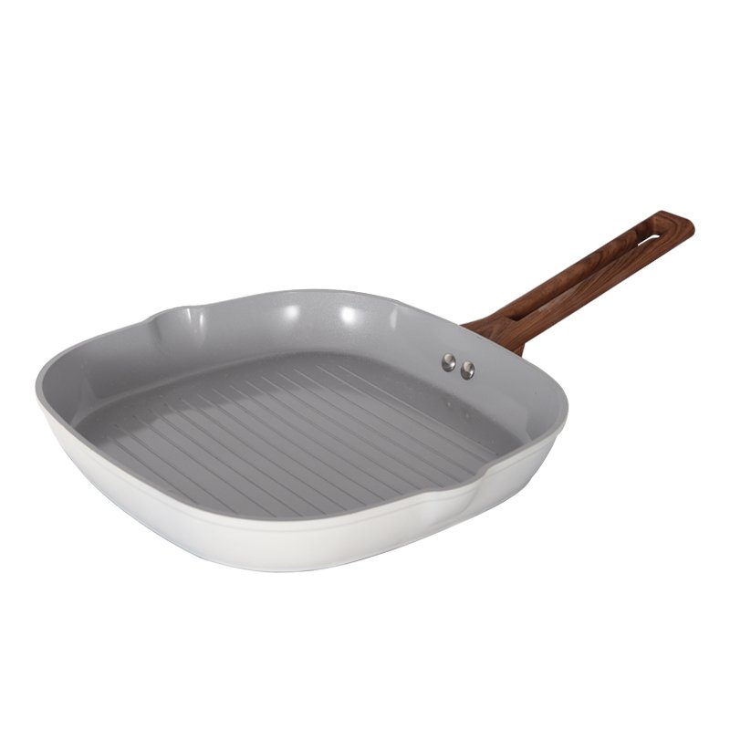 Eco-friendly Hot Wholesale Forged Nonstick Kitchenware Nonstick Coating Cookware Sets With Wooden Handle And Silicone Cover
