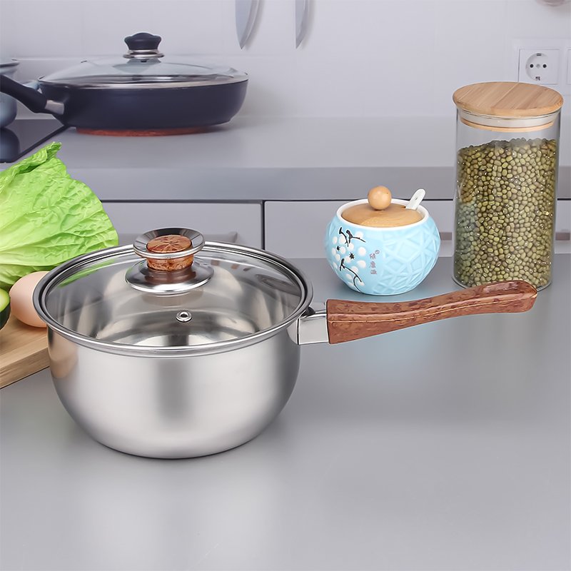 Hot Selling 12 Pcs Cooking Pot Set Stainless Steel Pot Cookware Set With Glass Lid