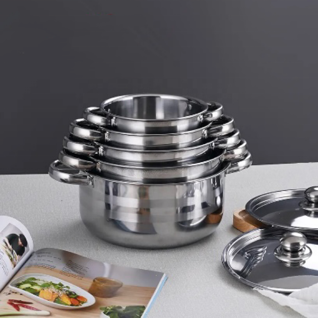 Kichen items cast iron cooking pots with Steel Lid non stick cookware set hot pot cookware sets kitchenware