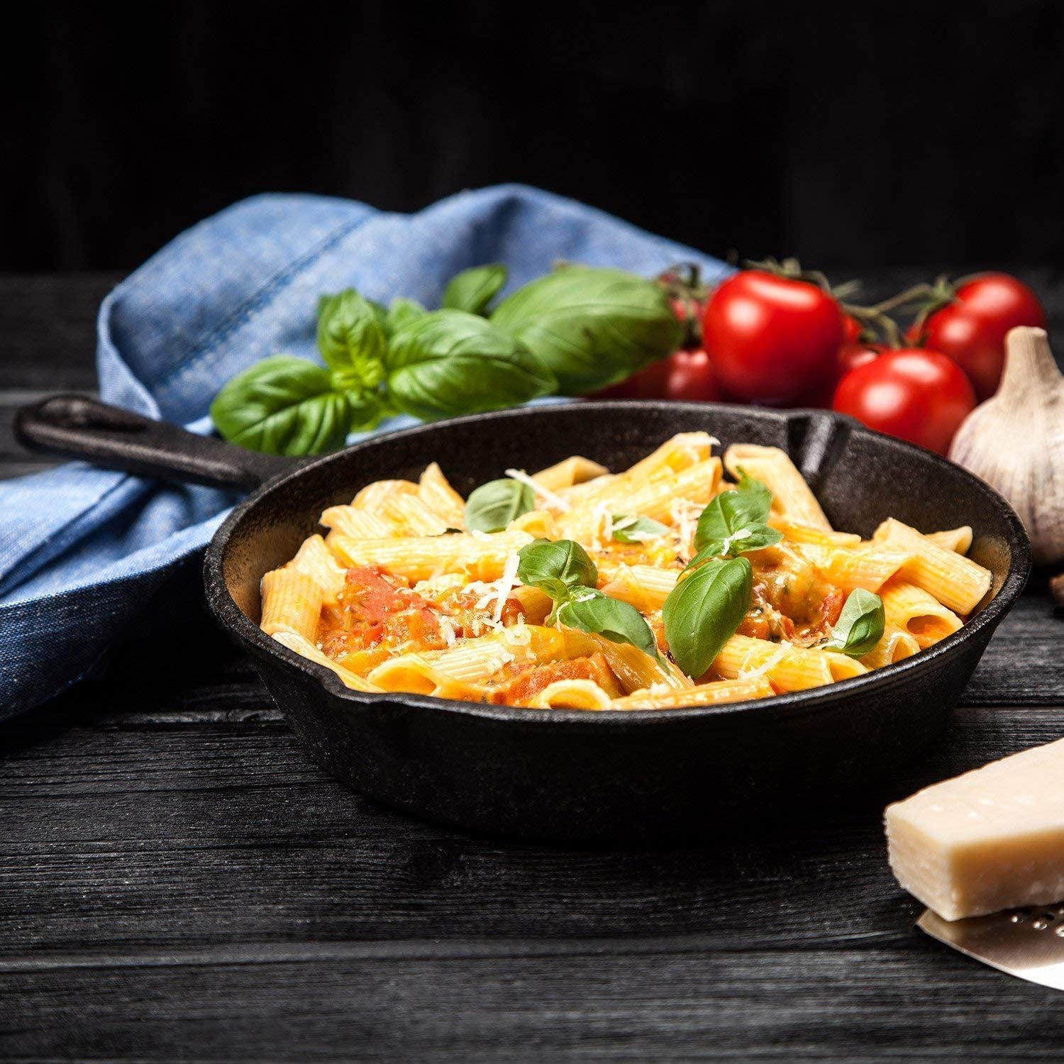 Pre-seasoned Cast Iron Skillet Frying Pan Cast Iron Cookware Set For Both Indoor & Outdoor Use