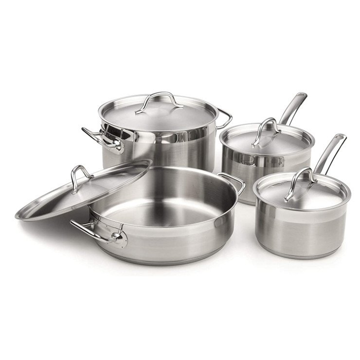 2022 wholesale Stainless Steel Non Stick Pots Sets Cookware Kitchenware Cooking Kitchen Cooking Pot Set