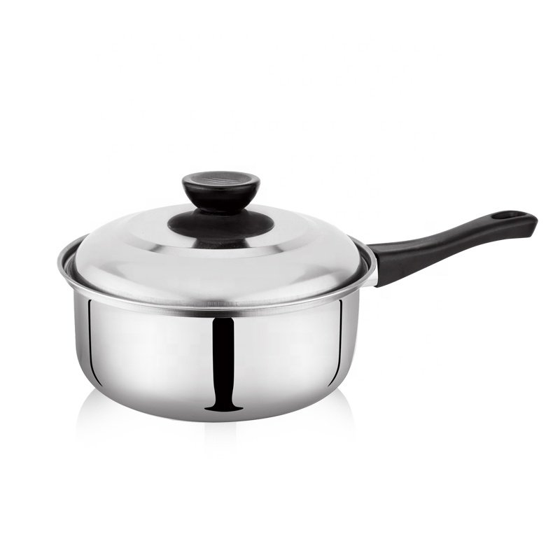 14/16/18cm stainless steel sauce pan /hot pot restaurant equipment/modern kitchen designs milk pot cookingware set