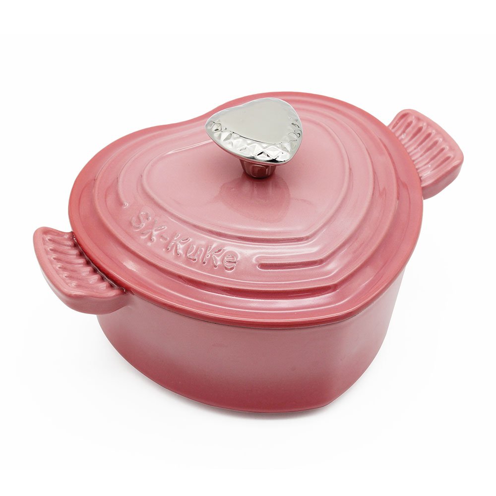 Bright Houseware Nordic Pink Dutch Oven Set Cookware Set Wholesale Custom Premium Quality Kitchen Casserole Enamel Cast Iron