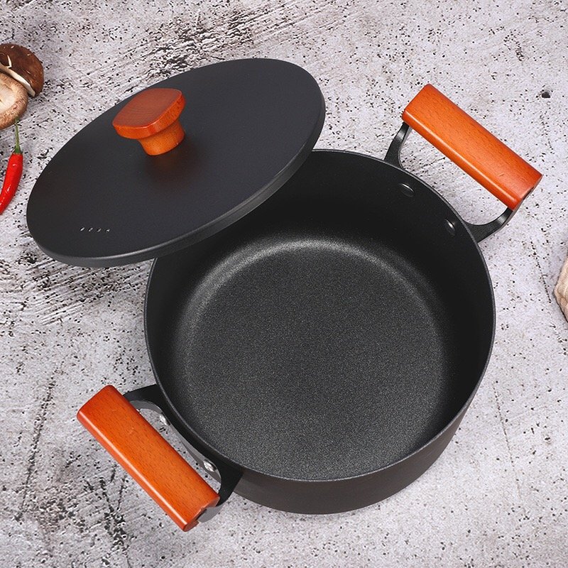 non stick cookware sets kitchenware with soup pot milk pot frying pan